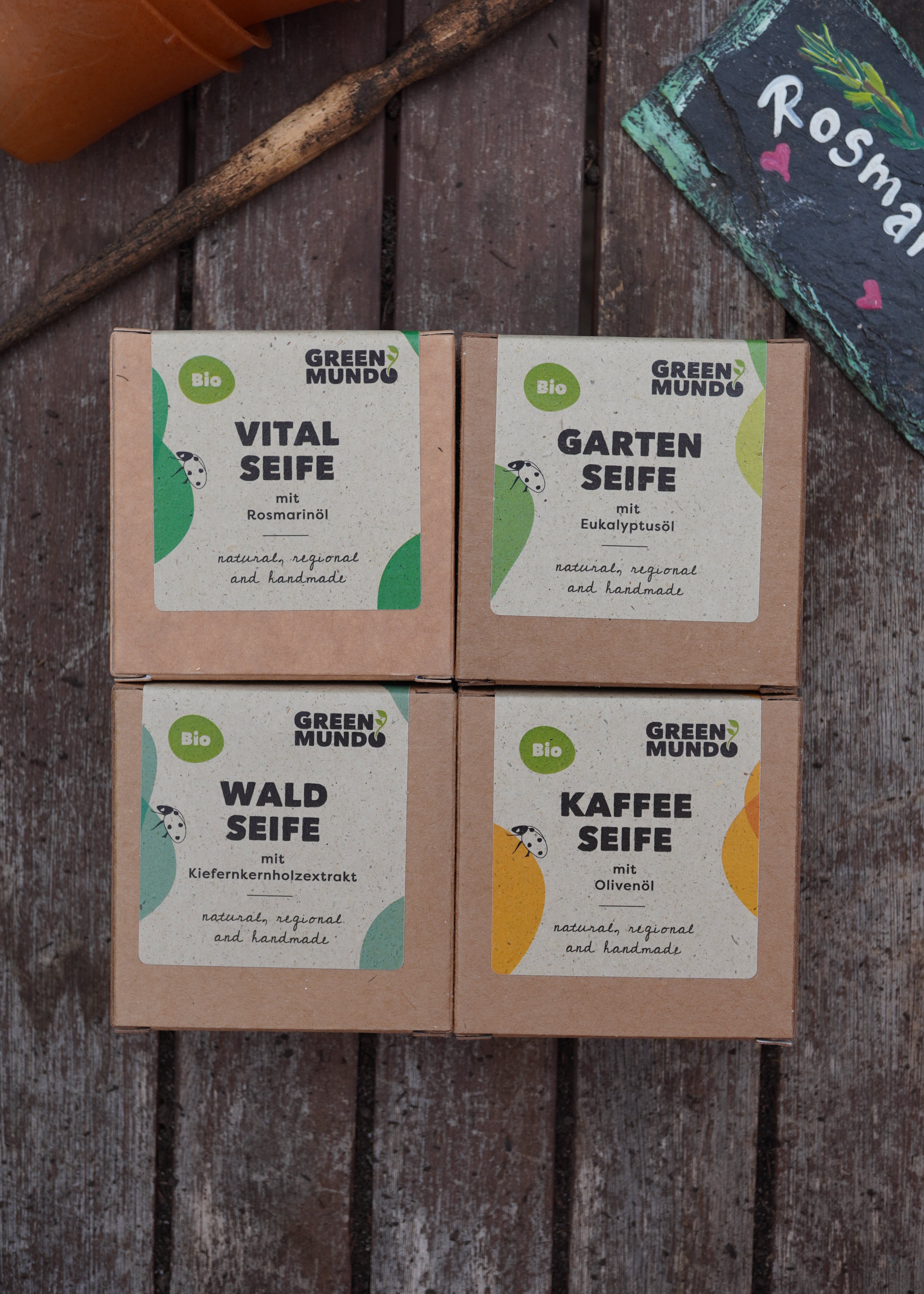 Bio-Seife – für Hand, Gesicht & Körper in verschiedenen Sorten