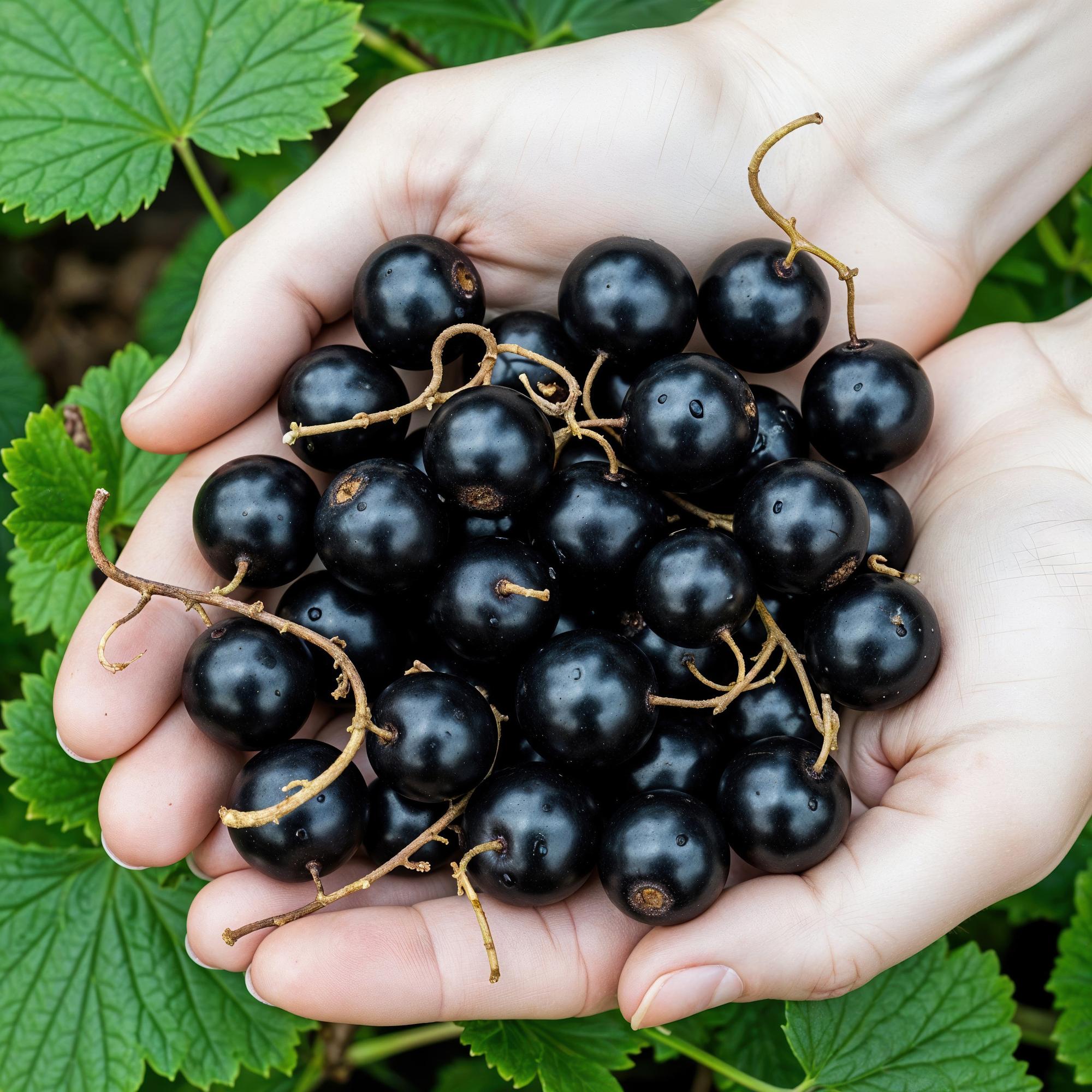Jostabeere Ribes Jostabes winterhart 6 Pflanzen Ø9cm Höhe 30cm – Kreuzung aus Schwarzer Johannisbeere & Stachelbeere für Garten & Balkon